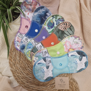 Pack Sérénité – 6 Serviettes Hygiéniques Lavables jour