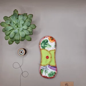 Protège slip lavable au motif Potager