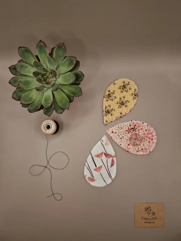 Pétales interlabiaux lavables – protection menstruelle discrète, douce et réutilisable, fabriquée en Suisse par La Fabrik a Patate.