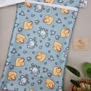 Sac à Patate imperméable – idéal pour ranger serviettes hygiéniques lavables ou maillot de bain mouillé, fabriqué en Suisse par La Fabrik a Patate