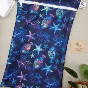 Sac à Patate imperméable – idéal pour ranger serviettes hygiéniques lavables ou maillot de bain mouillé, fabriqué en Suisse par La Fabrik a Patate