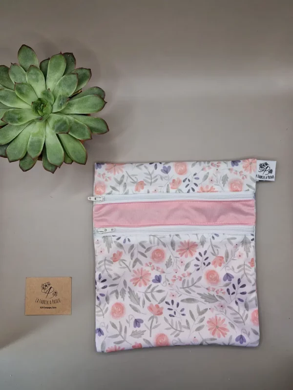 Pochette duo au motif spring