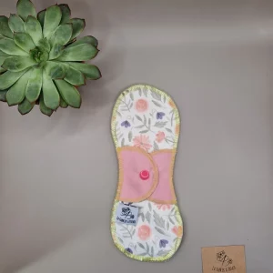 Serviette hygiénique lavable au motif Spring