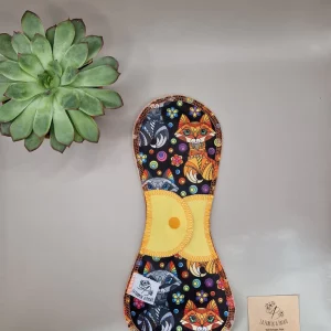 serviettes hygienique lavable nuit Renard – protection menstruelle réutilisable et absorbante, fabriquée en Suisse par La Fabrik a Patate.