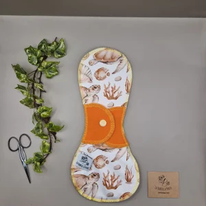 Serviette hygiénique lavable bali – protection menstruelle réutilisable et absorbante, fabriquée en Suisse par La Fabrik a Patate.