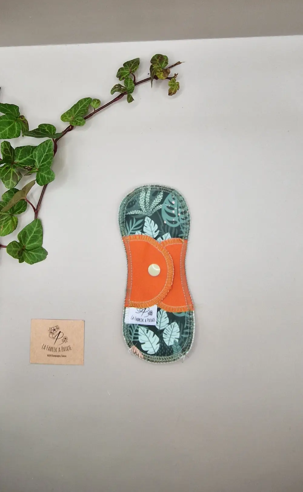 Protège slip lavable au motif Aralia