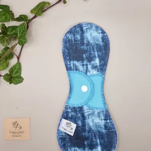 Serviette hygiénique lavable nuit au motif Jean's