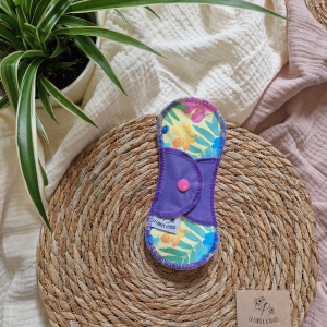 Protège slip lavable au motif Hibiscus