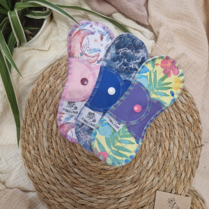 Pack Découverte – 3 Serviettes Hygiéniques Lavables adolescente