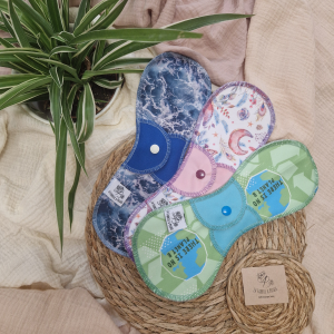 Pack Découverte – 3 Serviettes Hygiéniques Lavables Nuit